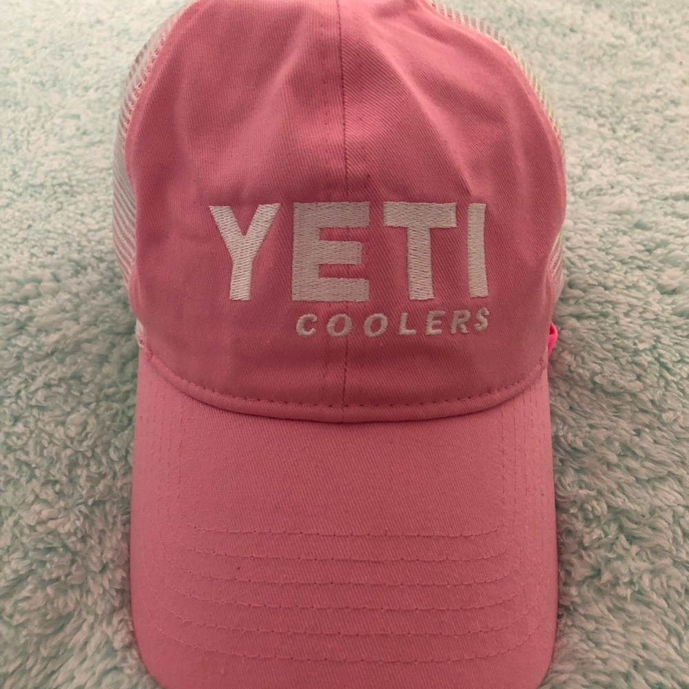 Pink yeti hat